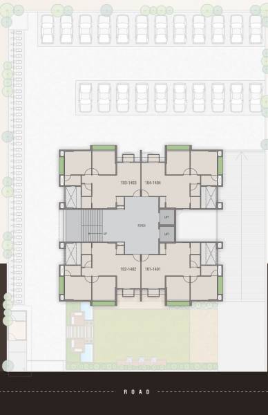  aavkar-emerald Aavkar Emerald Cluster Plan from 1st to 14th Floor