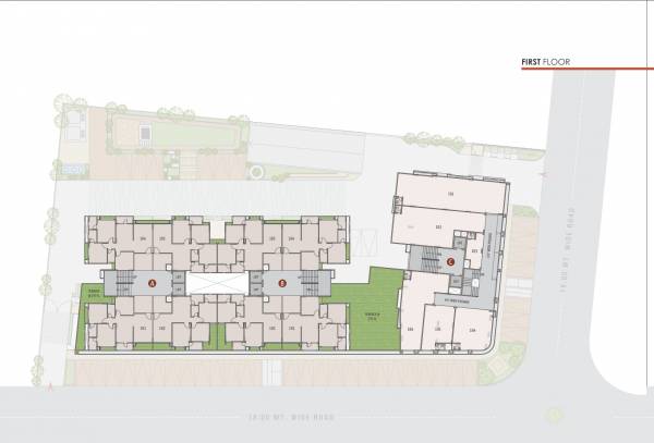  sarva Tower A Cluster Plan