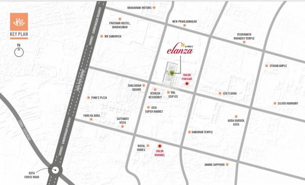  shlok-elanza Location Plan