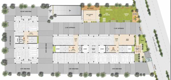  evoq Block A, BAnd C Cluster Plan For Ground Floor