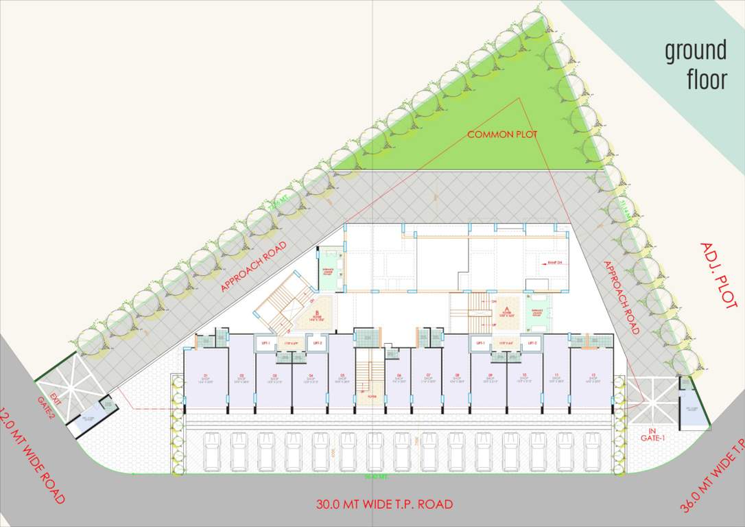  ganesh pride Tower A Cluster Plan