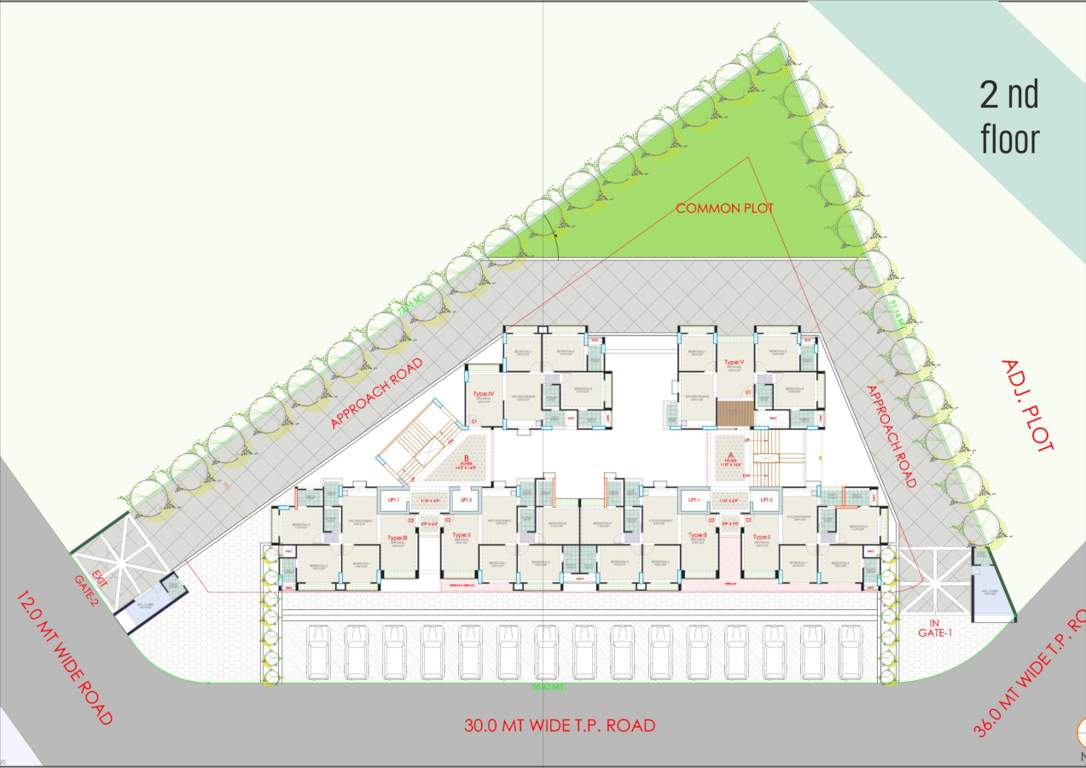  ganesh pride Tower A Cluster Plan for 2nd Floor