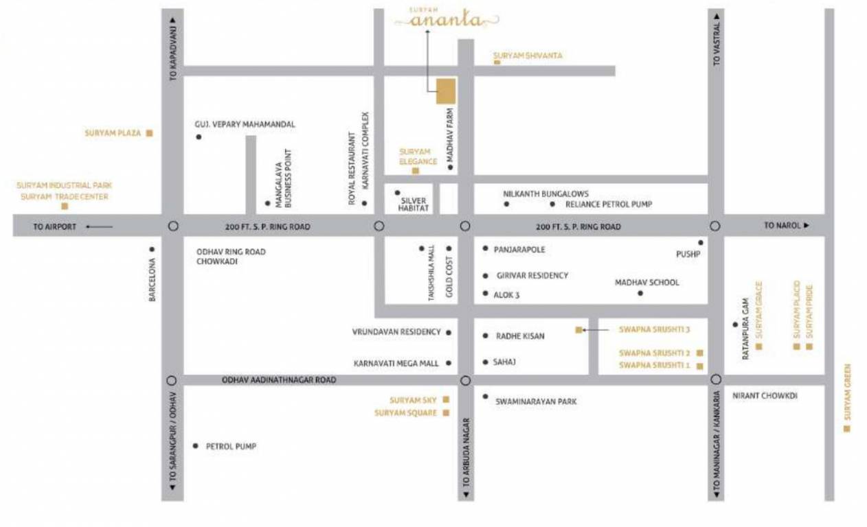  ananta Location Plan