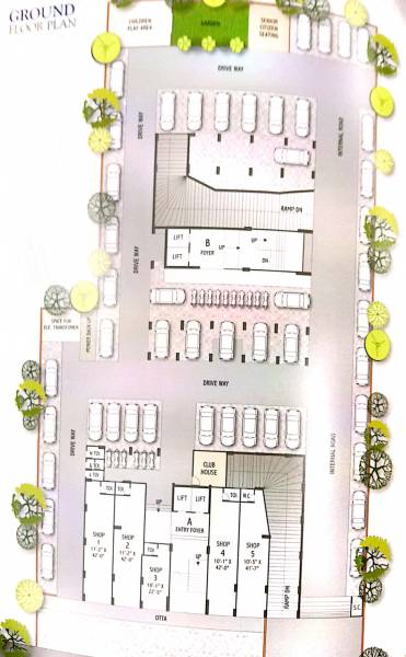  elegence Tower A Cluster Plan