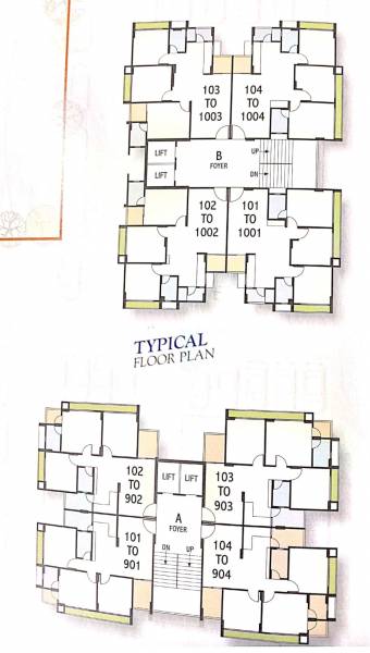  elegence Tower A Cluster Plan