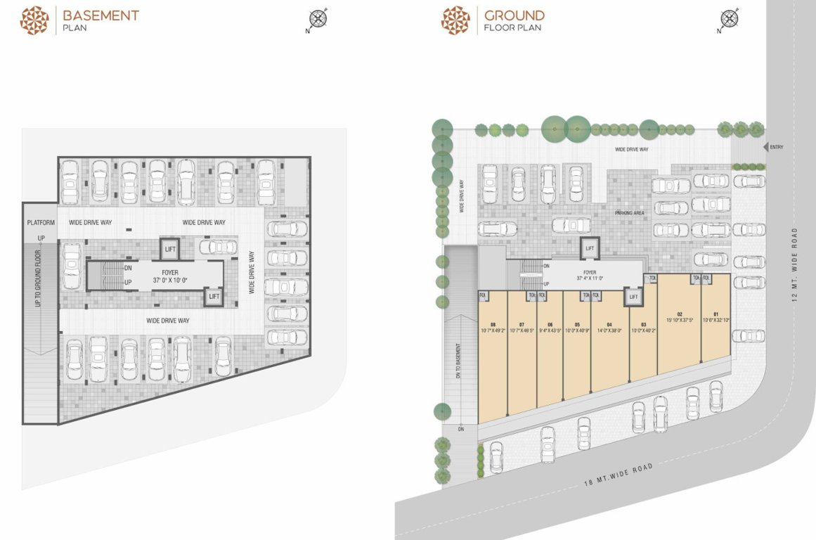  akshar elysium by keshav narayan group Basement Elysium Cluster Plan
