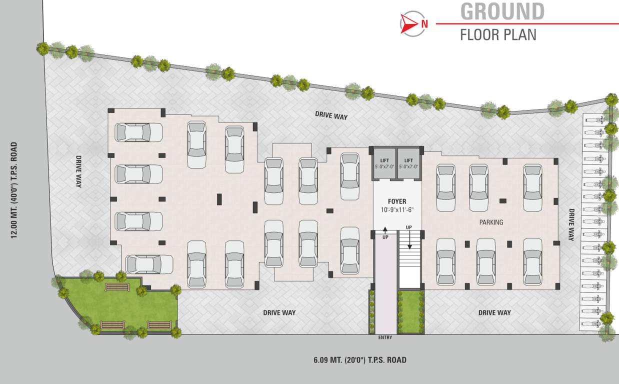  amrut bindu residency Amrut Bindu Residency Cluster Plan