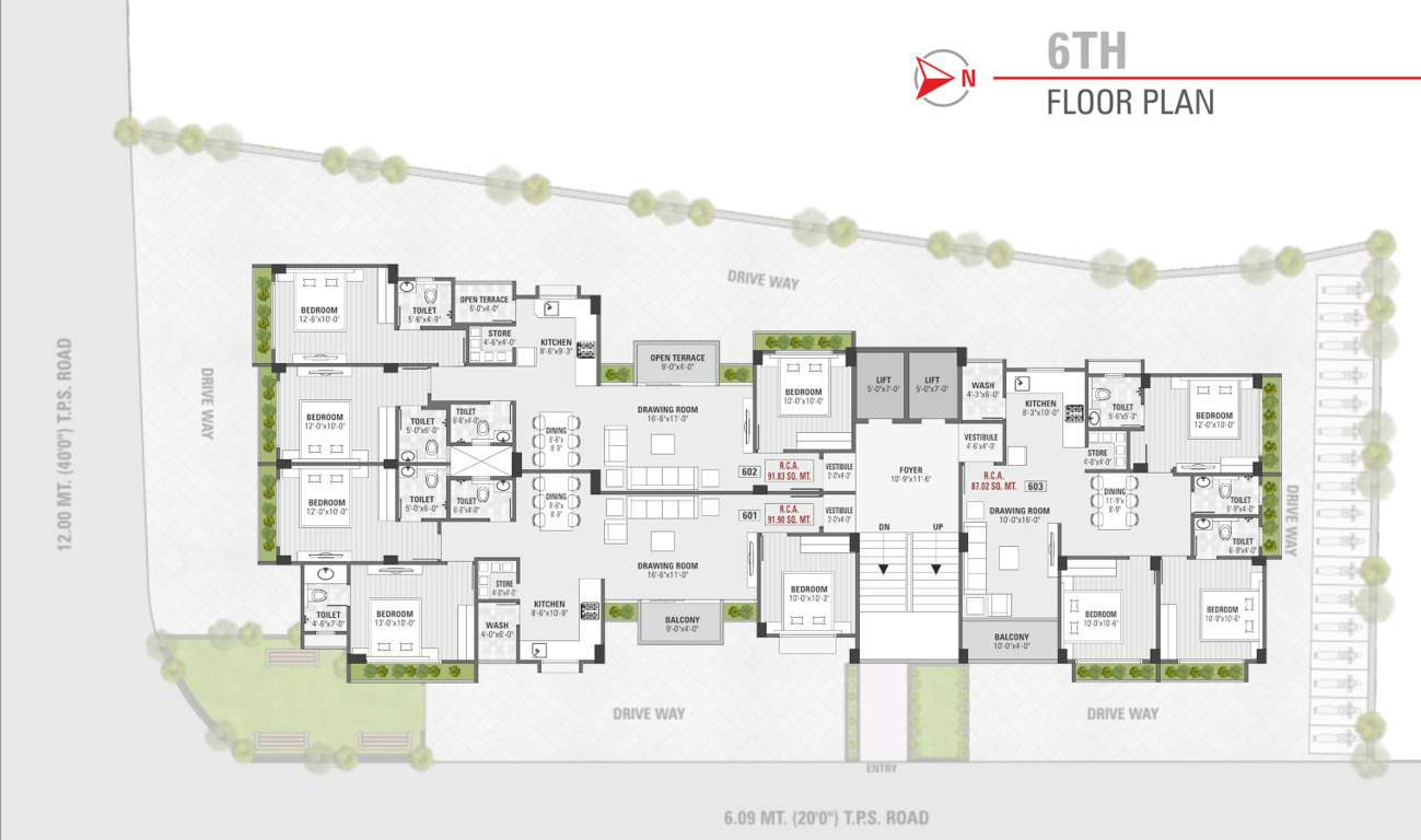  amrut bindu residency Amrut Bindu Residency Cluster Plan