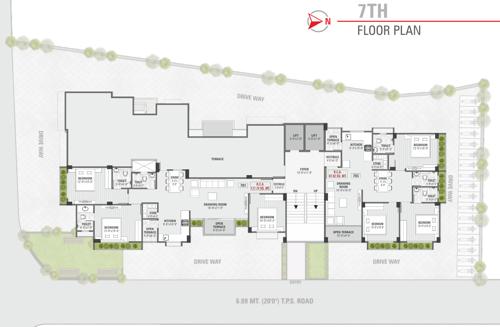  amrut-bindu-residency Amrut Bindu Residency Cluster Plan