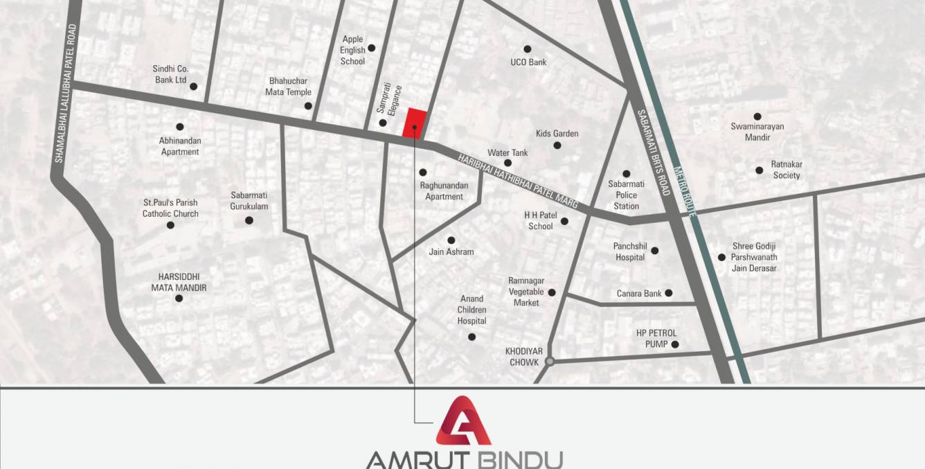  amrut bindu residency Location Plan