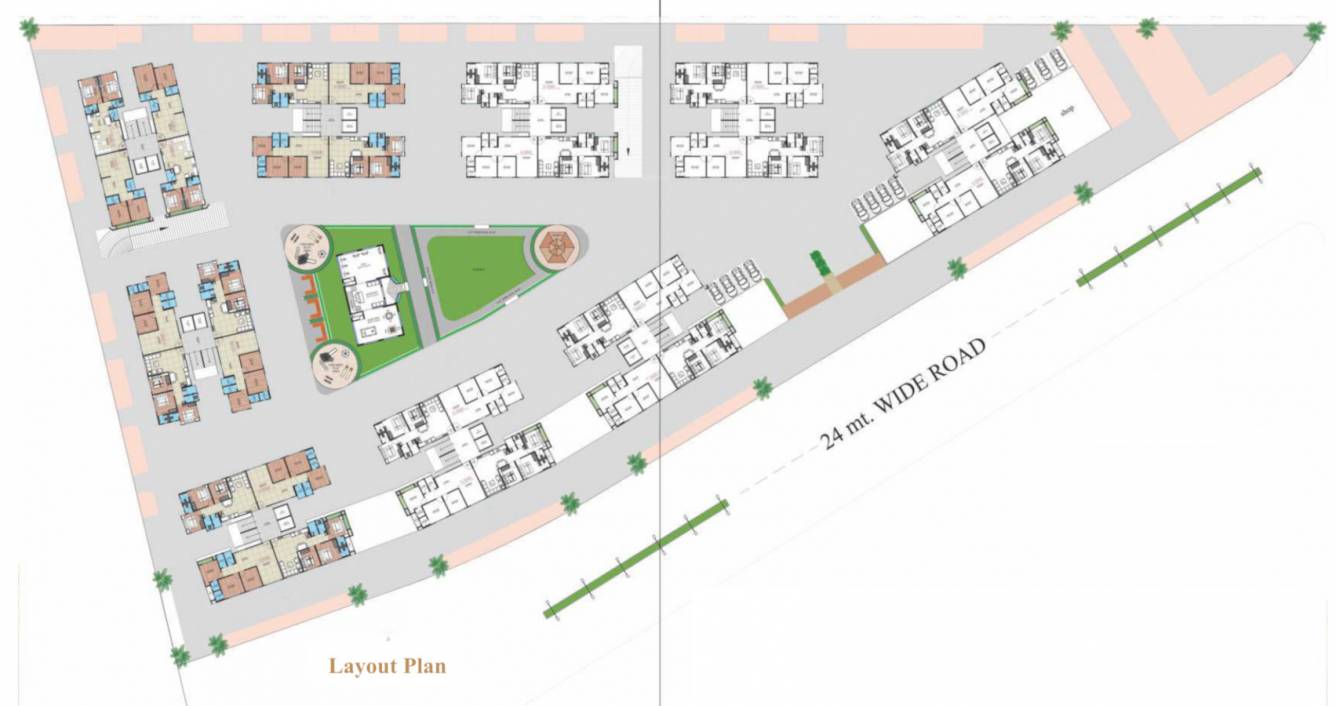  amba luxuria phase 1 Layout Plan
