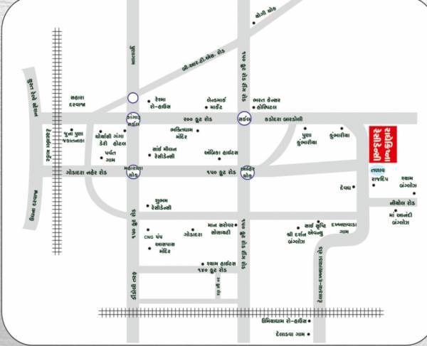  radhe-krishna-residency Location Plan