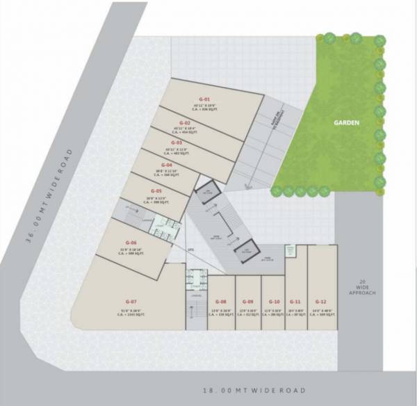  oliva-pride Oliva Pride Cluster Plan for ground Floor