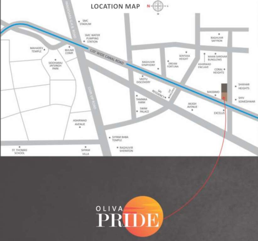  oliva pride Location Plan