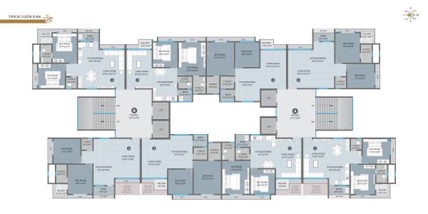 Tower A And B Cluster Plan for Typical Floor lagom Tower A And B Cluster Plan for Typical Floor