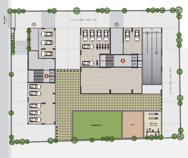  madhuvan 54 Block A Cluster Plan for Car Parking