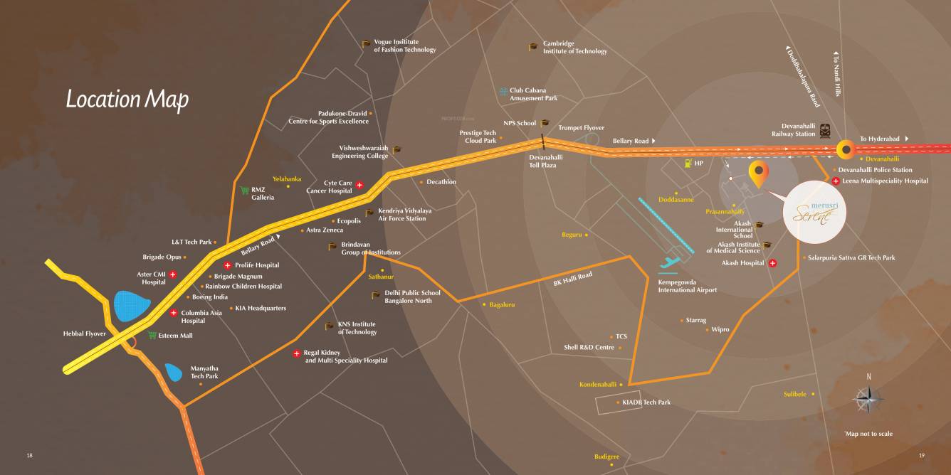  serene Location Plan