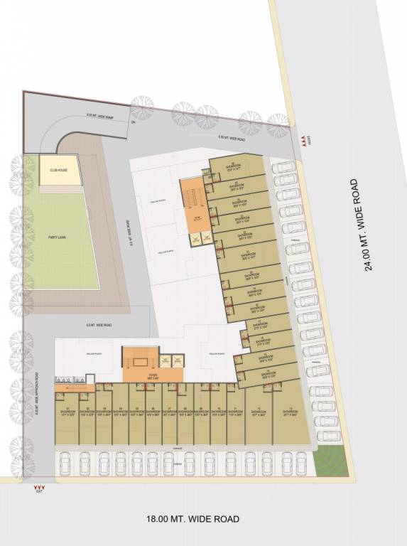  riviera Block A & B Cluster Plan for ground Floor