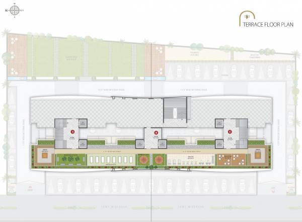  heaven A, B And C Terrace Cluster Plan