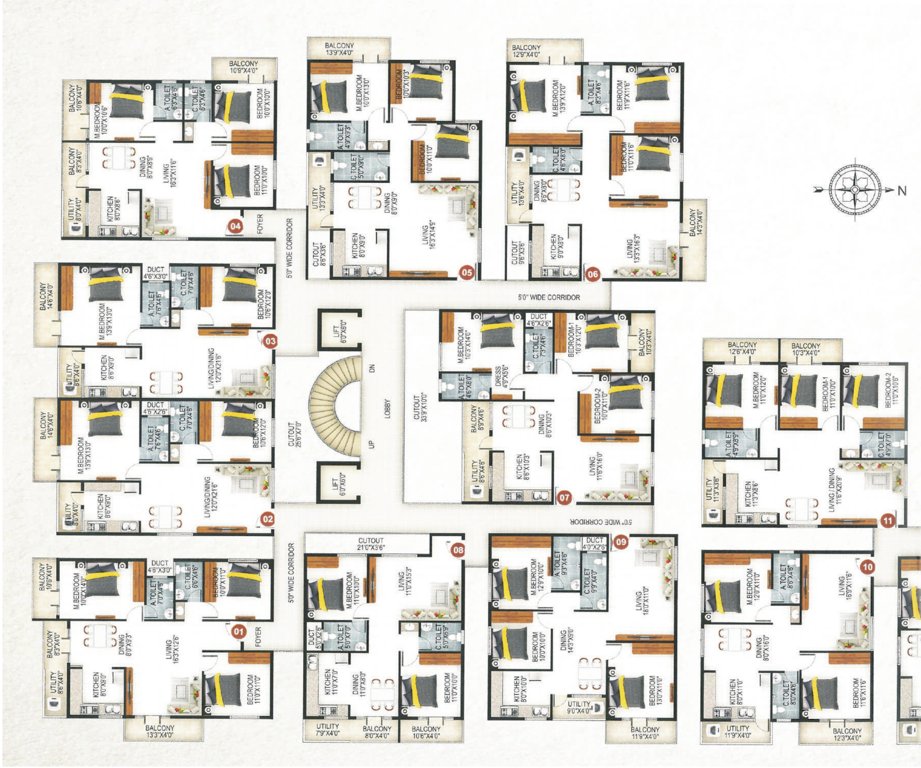  jj enclave Cluster Plan