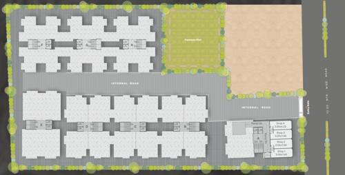  pushpam-heights-2-towers-a-b-c-d-e-f-g-h A, B, C, D, E, F, G, H  Cluster Plan for ground Floor