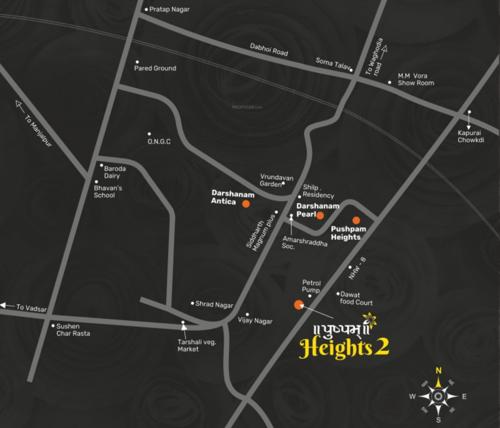  pushpam-heights-2-towers-a-b-c-d-e-f-g-h Location Plan