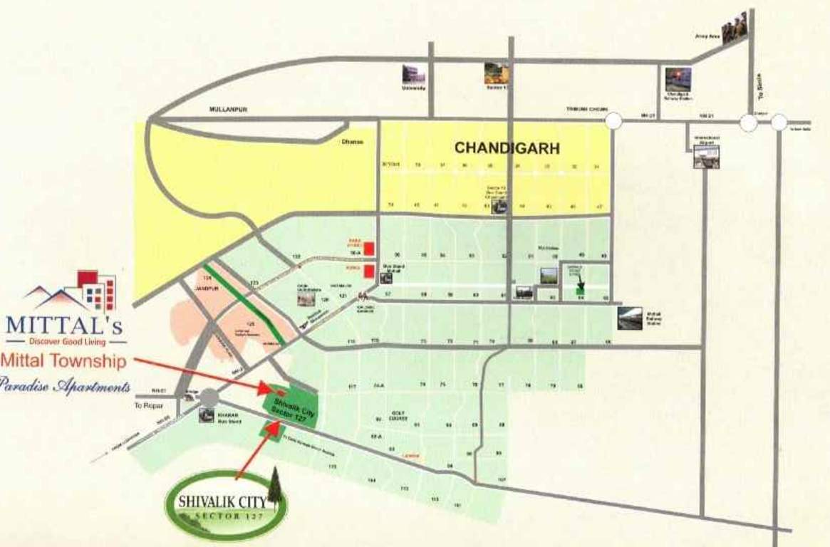  paradise apartment Location Plan
