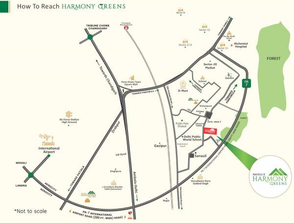  harmony-greens Location Plan