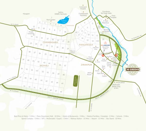  hi-greens Location Plan