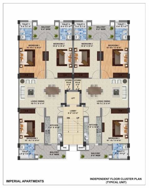 Block A1 Cluster Plan imperial-apartments Block A1 Cluster Plan