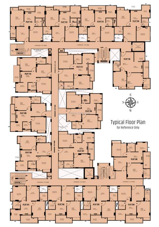  atharv apartment Atharv Apartment Cluster Plan