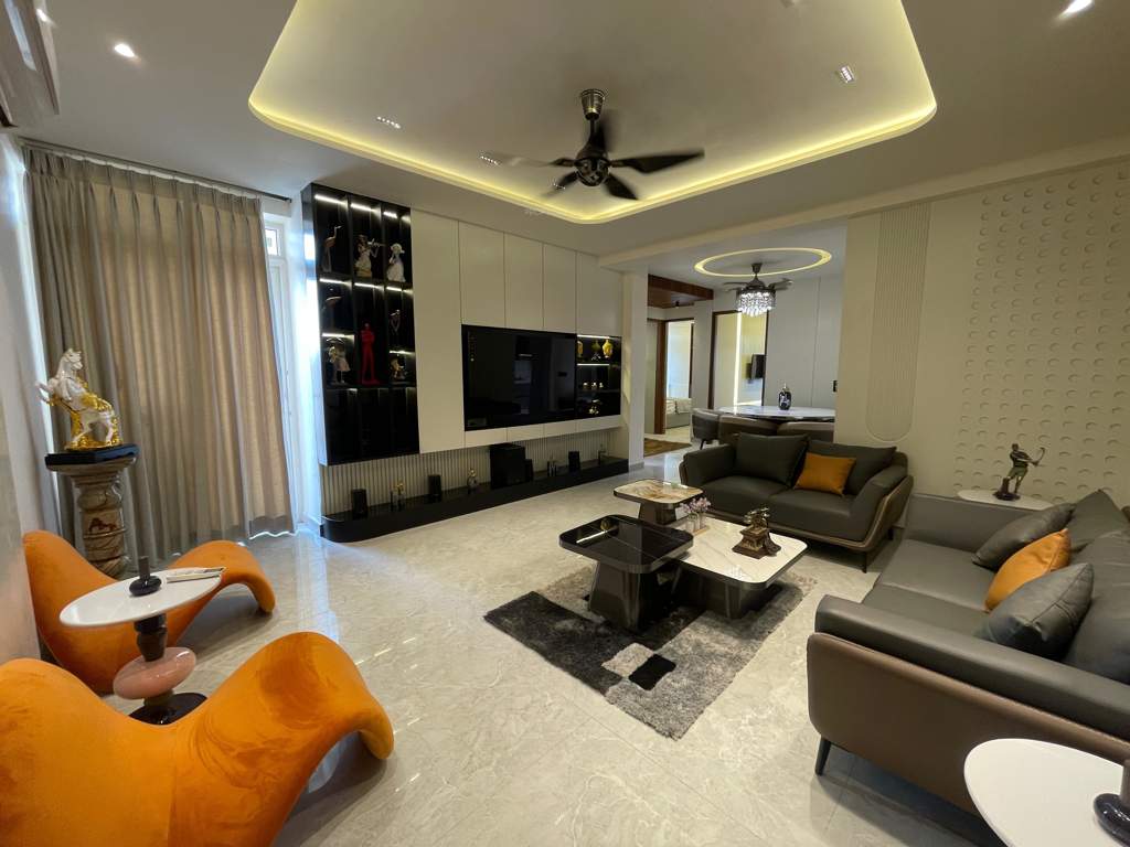  mohali royal towers Living Area