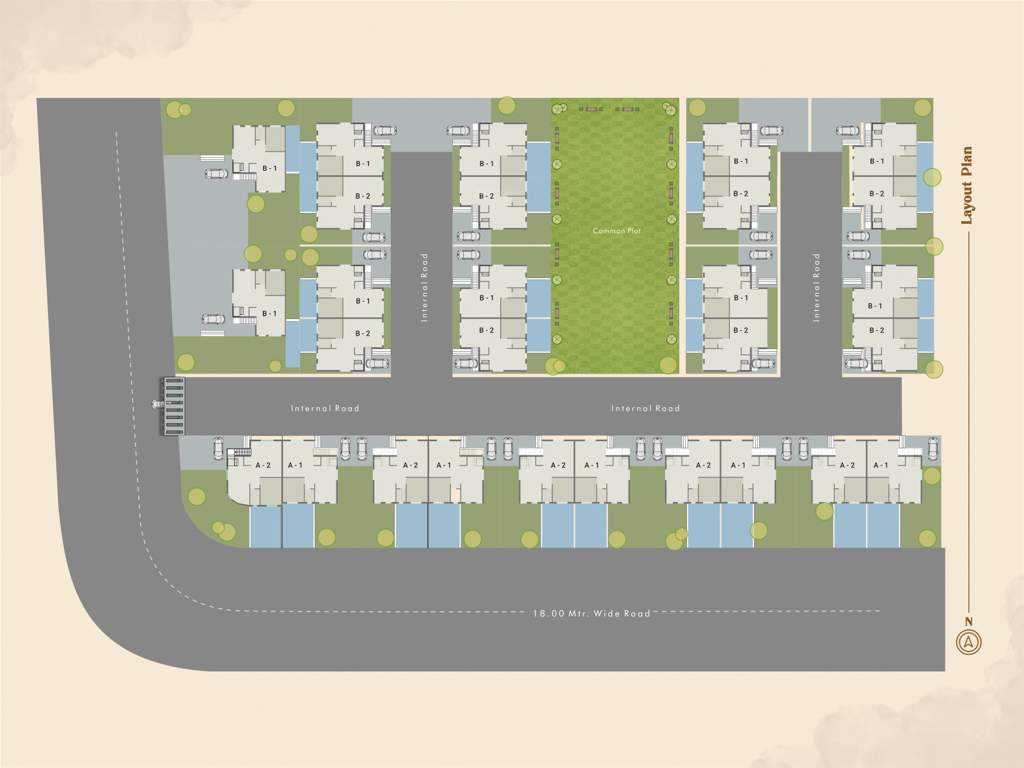  seven 9 villa Layout Plan