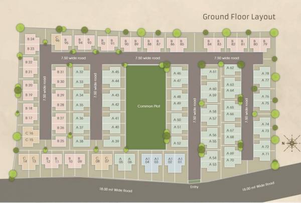 shivam-bungalows Layout Plan