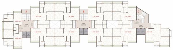  rivera Tower C Cluster Plan from 2nd to 6th Floor