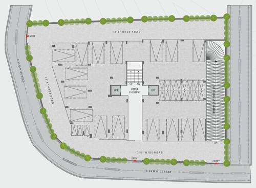  namrata-flats Namrata Flats Cluster Plan for ground Floor