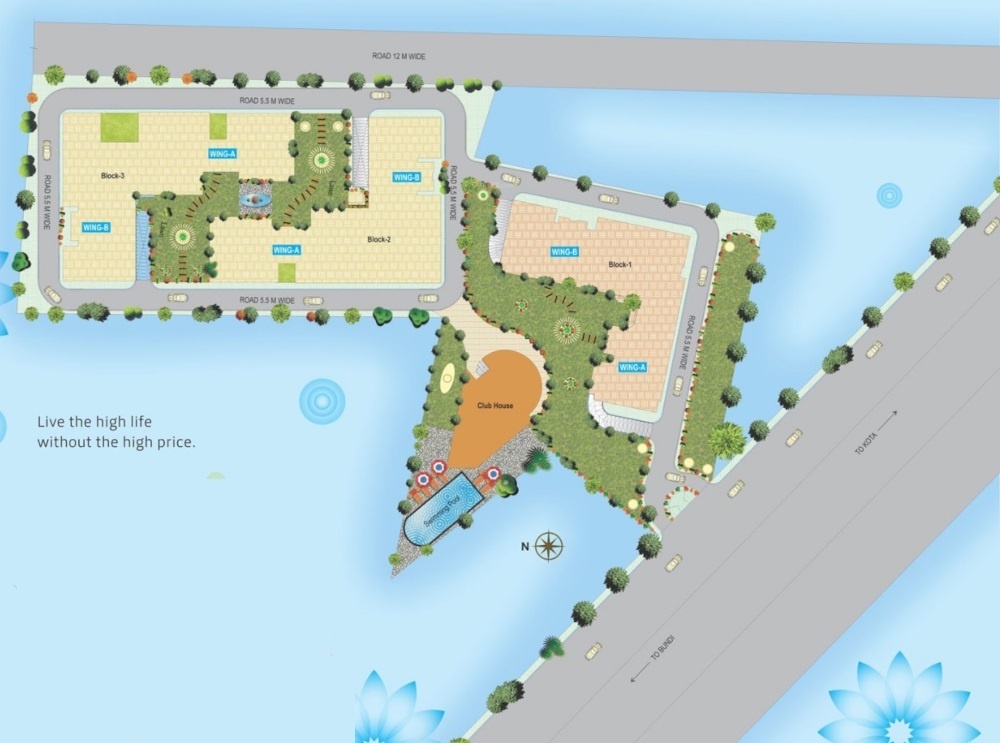  emerald residency Layout Plan