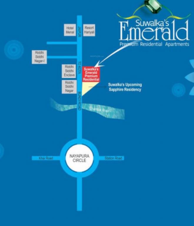  emerald residency Location Plan