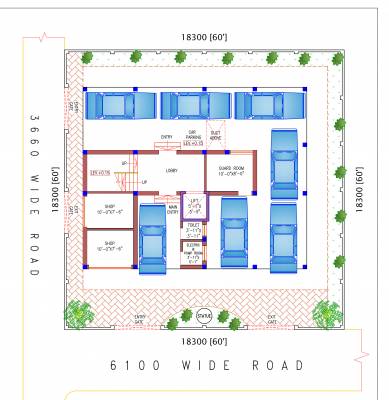  bhoomi-apartment Cluster Plan