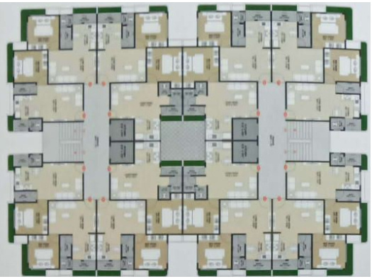 A & B E& F Cluster Plan radhe-residency A & B E& F Cluster Plan
