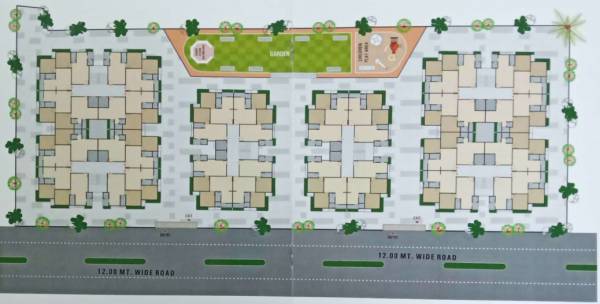 Cluster Plan radhe-residency Cluster Plan