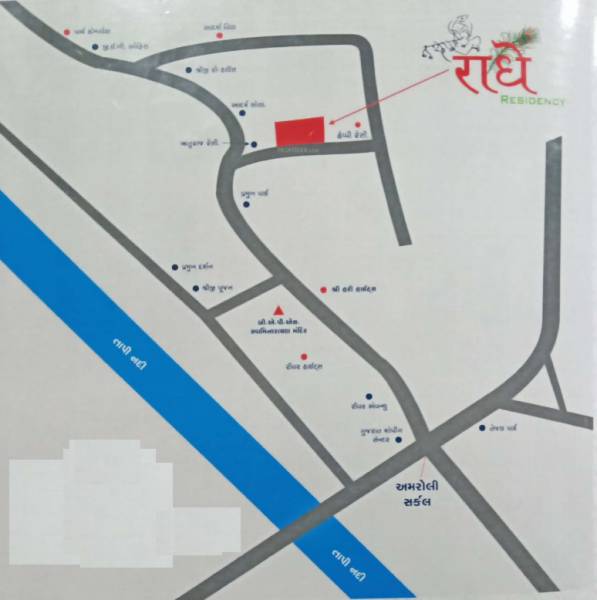 Location Plan radhe-residency Location Plan
