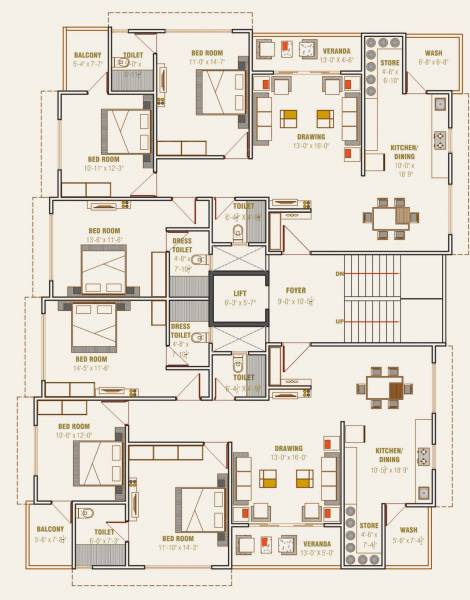  r-v-heights R V HeightsTypical Cluster Plan