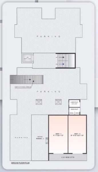  avenue Aaditya  Avenue Cluster Plan for ground Floor