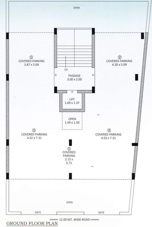 madhav apartment Madhav Apartment Cluster Plan