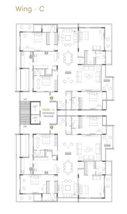  54 Tower C Cluster Plan