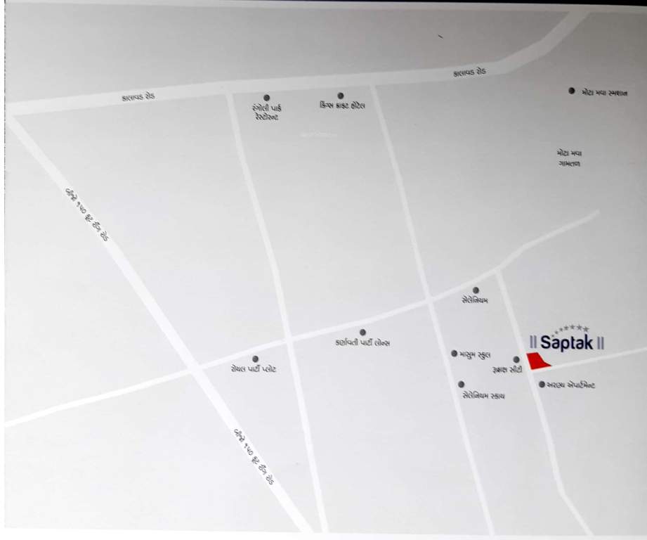 saptak Location Plan