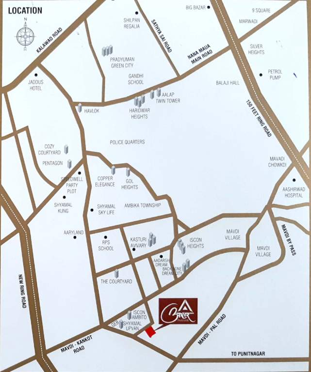  akshar parisar Location Plan