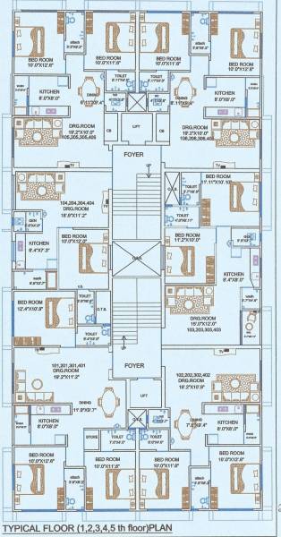  bagh-e-zehra Bagh E Zehra Cluster Plan From 1st To 6th Floor
