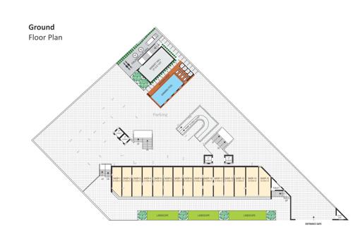 shyama-sky-life Ground Floor Cluster Plan